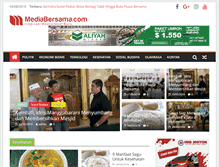 Tablet Screenshot of mediabersama.com